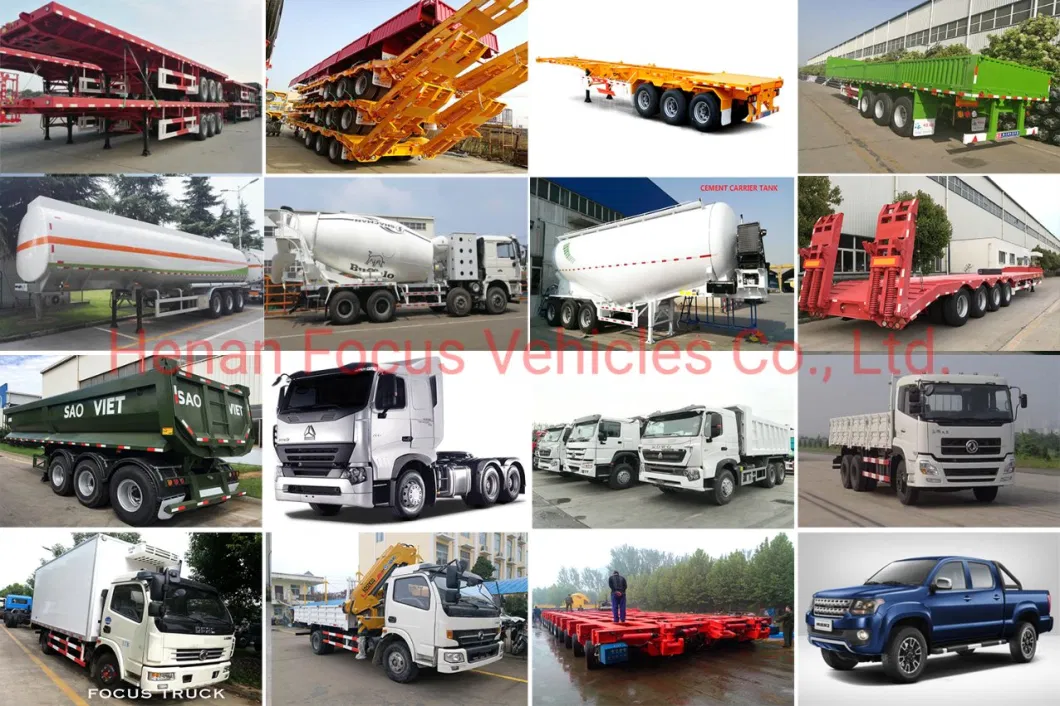 Focus 4X2 6X4 Container Operation Terminal Tractor Shag Truck/Shunt Truck with Fixed/Liftable Fifth Wheel