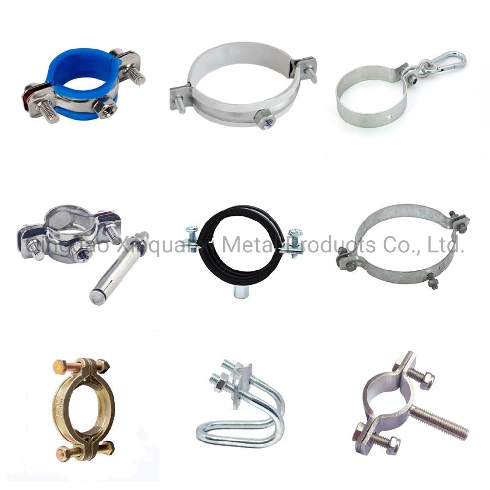 Pipe Clamp Rubber Lined 60-64mm Metal Aligne Pipe Clamps