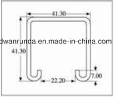 41*41/41*21 Thickness 1.5/2.0/2.5/3.0mm HDG Slotted Unistrut