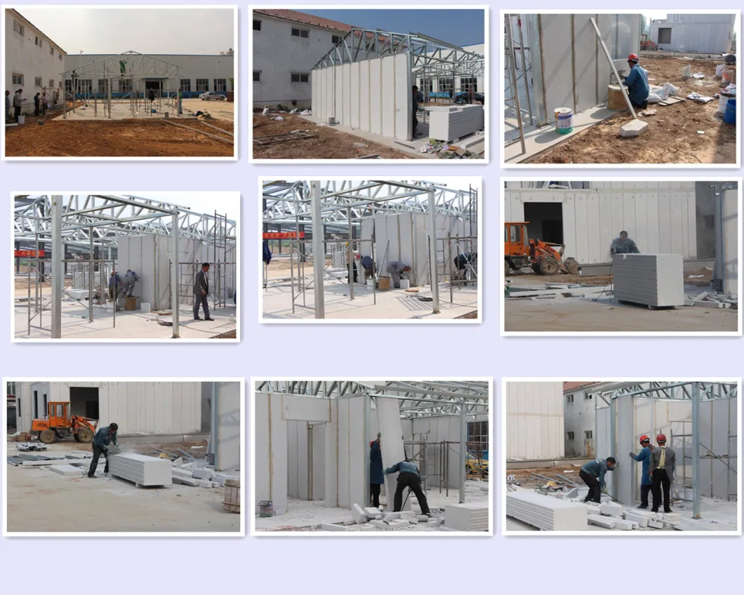 Fireproof Mobile Cost Saving Prefabricated Steel Structure Building House