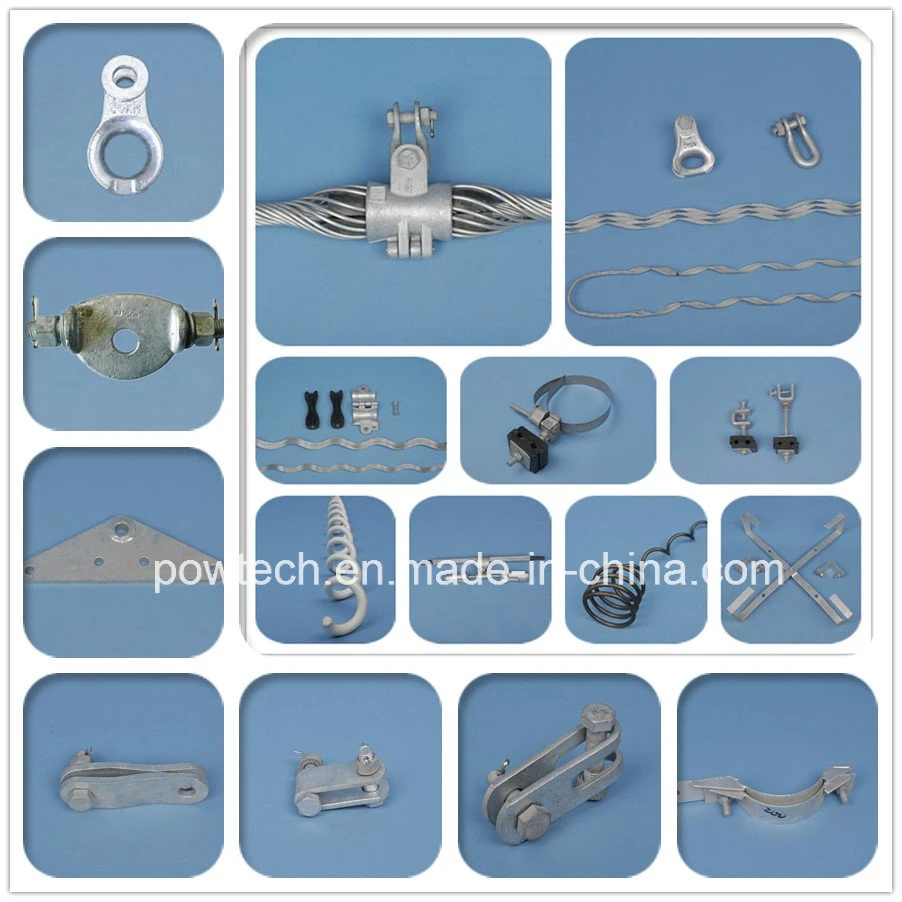 Cable Fittings Aluminum Alloy Suspension Clamp for ADSS Cable