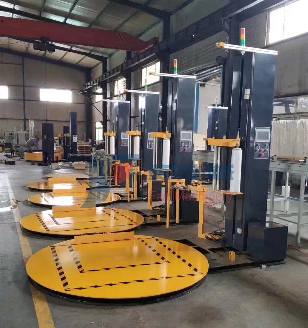 Fully Automatic Pallet Wrapping Machine Wooden Box Wrapping and Packaging Machine