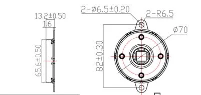 Plate Damper with Big Torque Used in Seat, Seat Soft Close.