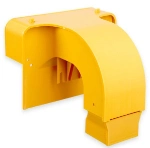 120mm, 240mm, 360mm Electric Cable Tray Yellow PVC Horizontal Tee