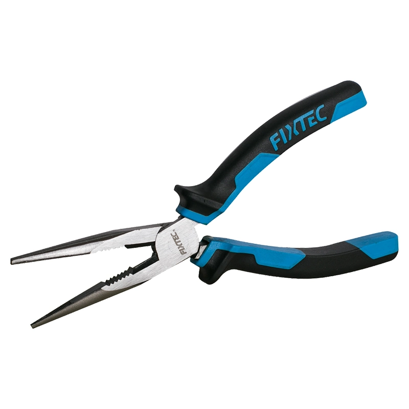 Fixtec Heavy Duty Multifunctional Combination Pliers Steel Wire Cutting Long Nose Pliers Miter Pliers