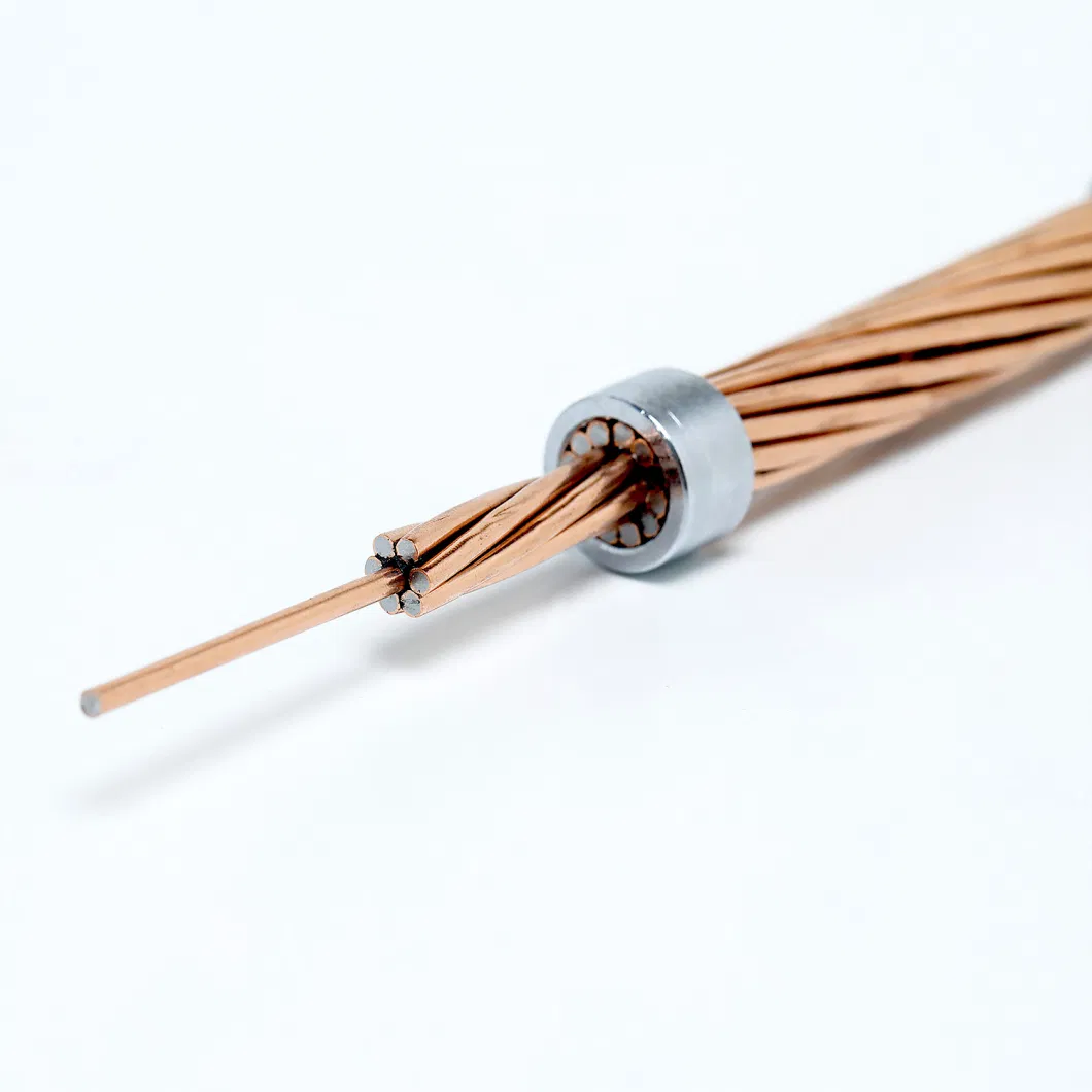 CCS Copper Wire Bunched Twisted Stranded Wire for Grounding Copper-Clad Steel Conductor Wire