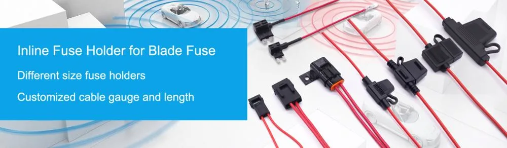 OEM Custom Cable Blade Type Fuse Holder