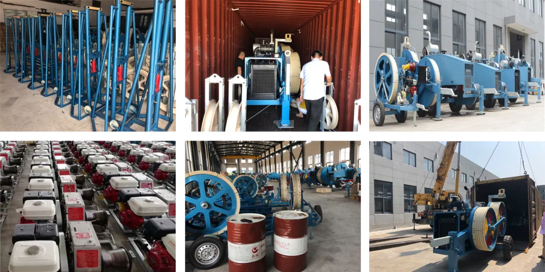 Overhead Transmission Line Cable Stringing Equipments 45kn Pulling Capacity Hydraulic Puller Tensioner