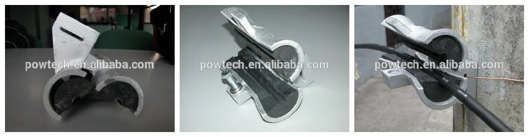 Fiber Optic Cable Customized Suspension Clamps for ADSS/Opgw Cable