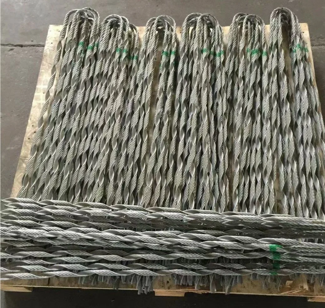 Preformed Guy Grip Dead End Galvanized Steel Wire for Power Supplies