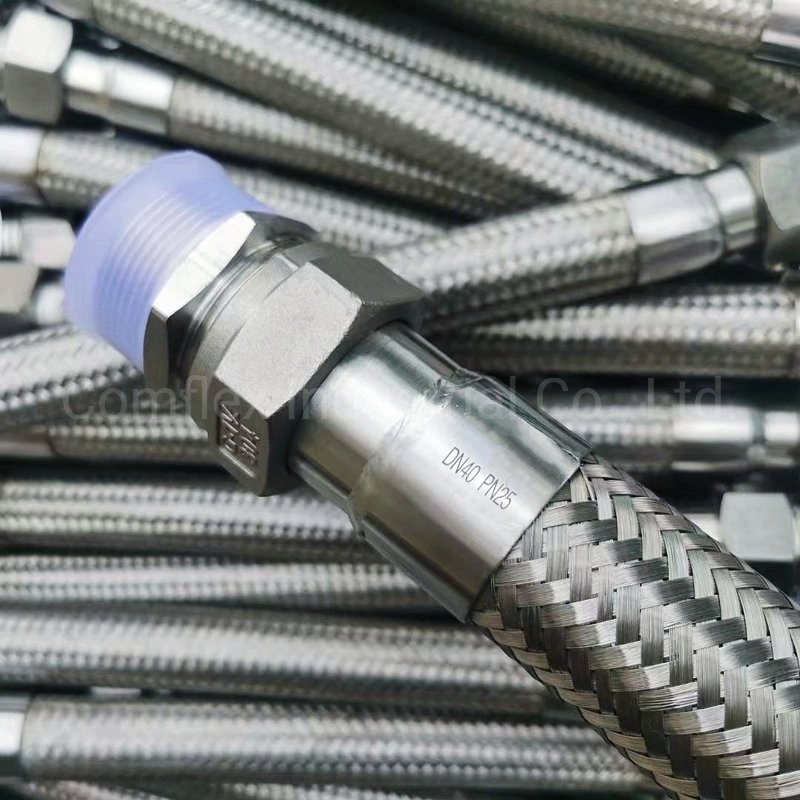 Stainless Steel Corrugated Braid Metal Hose Joint with JIS Fittings