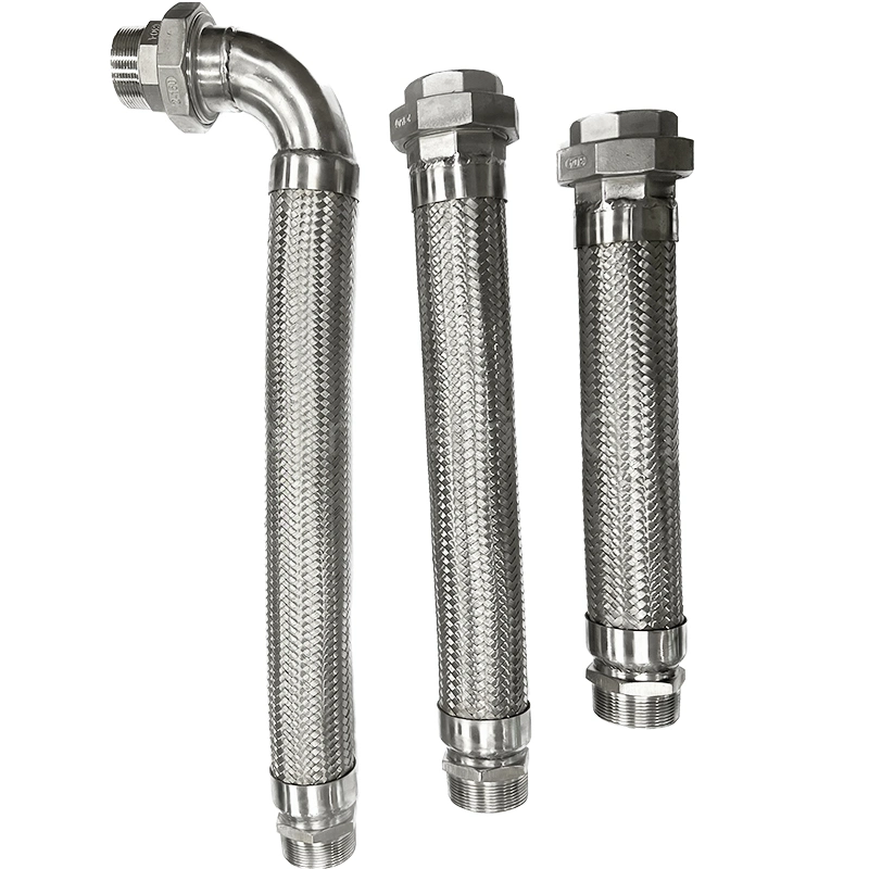 Stainless Steel Corrugated Braid Metal Hose Joint with JIS Fittings