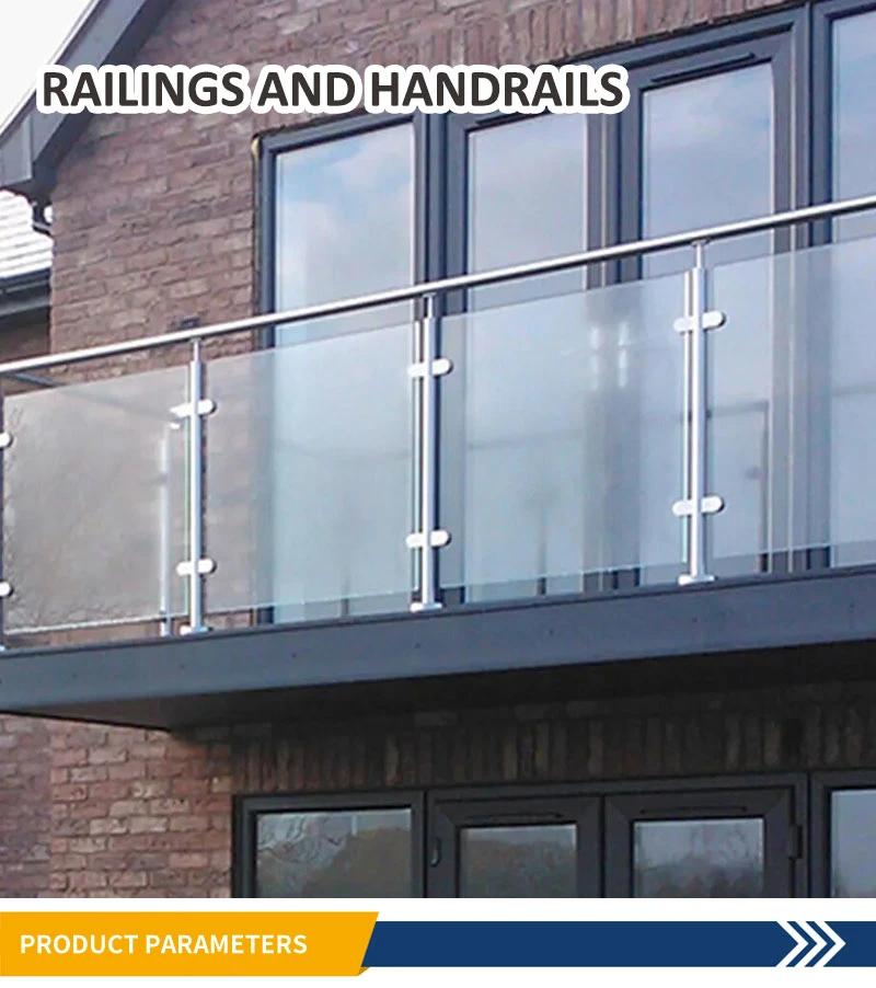 Exterior Stainless Steel Handicap Stair Rails, Outdoor Disabled Handrail Accessories Fittings