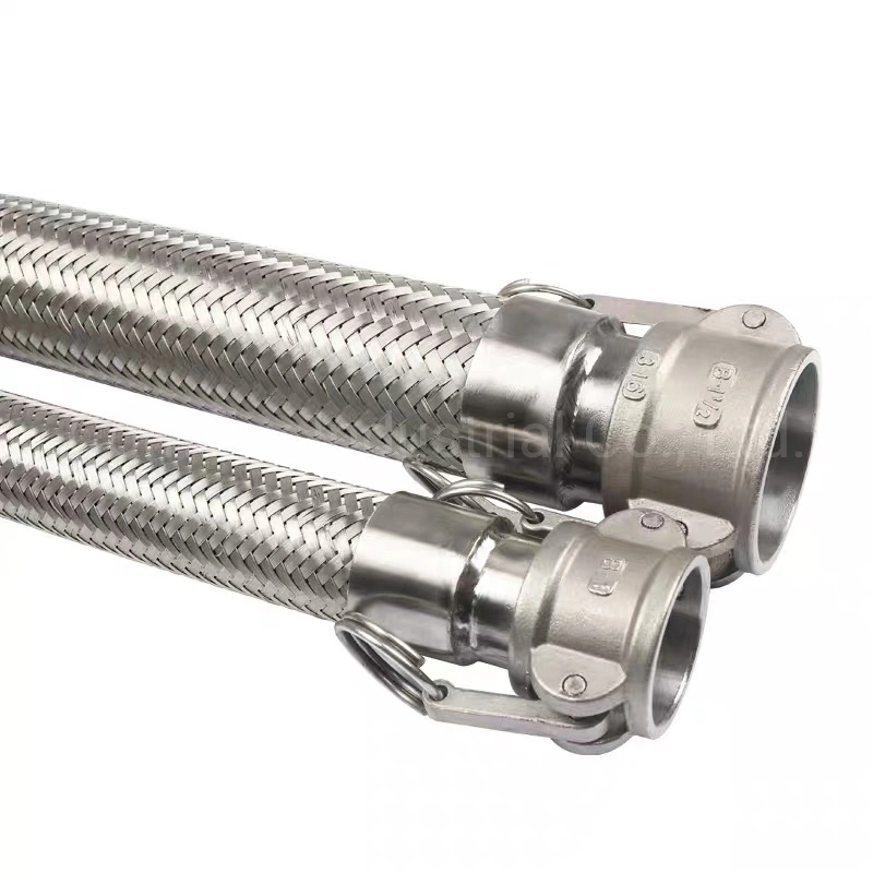 Stainless Steel Corrugated Braid Metal Hose Joint with JIS Fittings