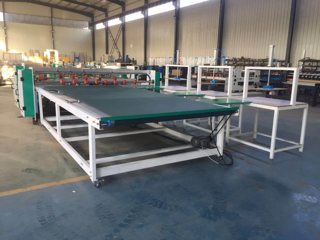 Two Pieces Small Carton Box Gluing Machine with Ce Certificate