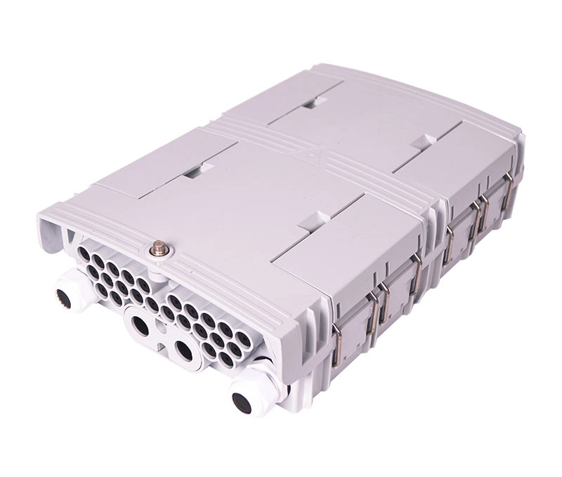 Caja Nap IP65 Terminal Box FTTH ABS Indoor/Outdoor 24 Core Optical Fiber Terminal Box