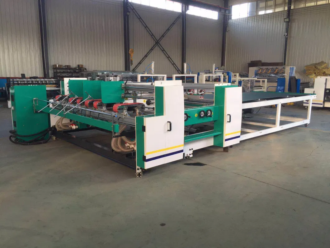 Two Pieces Small Carton Box Gluing Machine with Ce Certificate