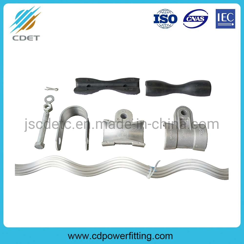 China Fiber Optical Cable Preformed Helical Suspension Clamp