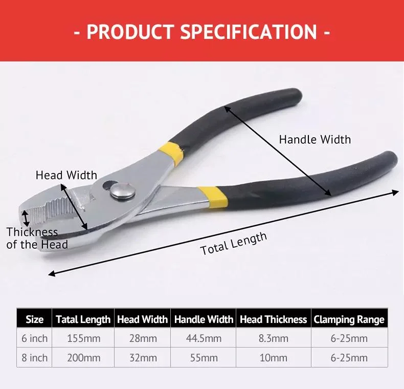Rust Proof Carp Pliers with Sliding Joint