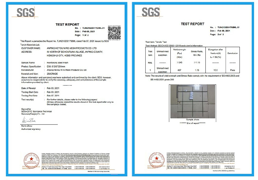 Spot Production 316 Stainless Steel Plain Crimped Wire Mesh 2mm Wire Diameter