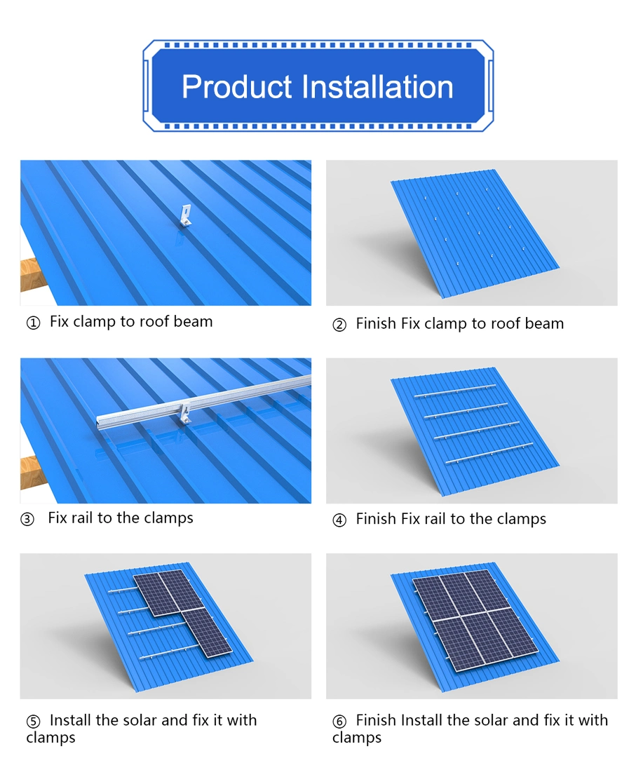 Ground Photovoltaic Module Mounting Bracket Adjustable Solar Panel Fixed Support