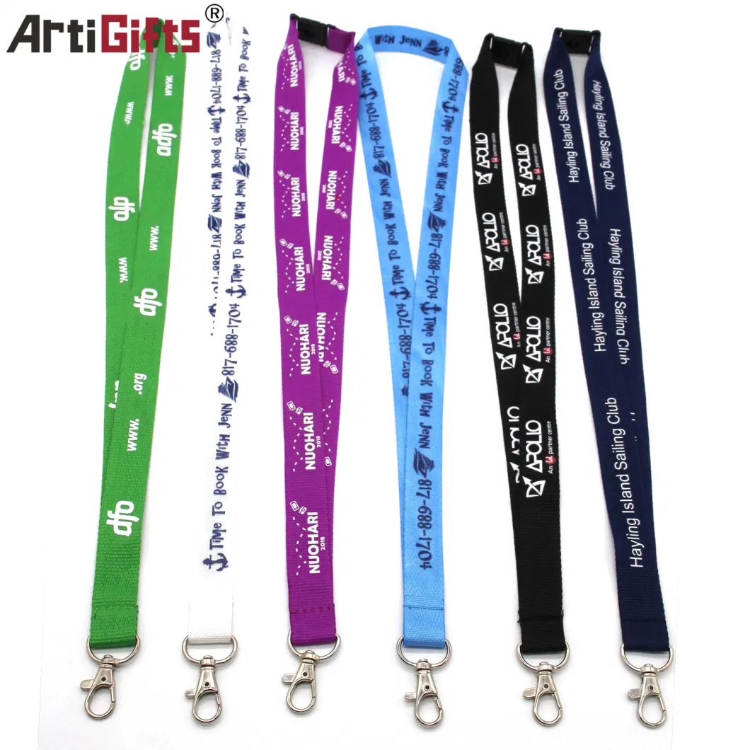 High Quality Cheap Custom Neck Strap Colorful Belt Individual Polyester Lanyard