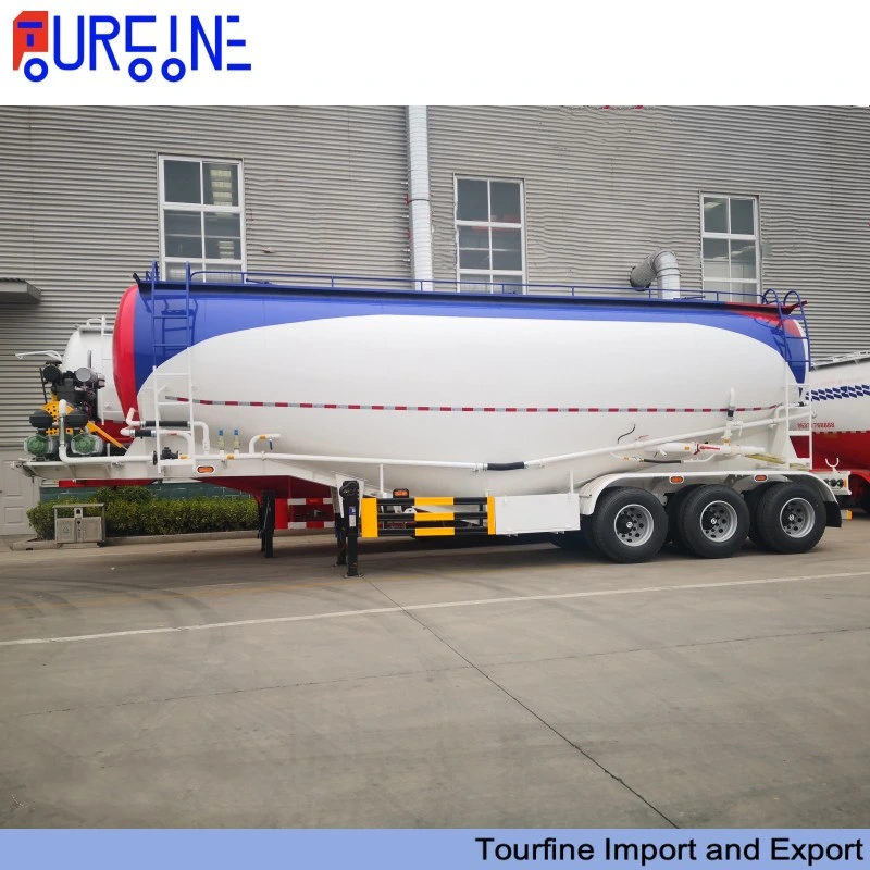 35cbm, 40cbm 50cbm 45cbm 3 Axle Fly Ash Flour Powder Bulk Cement Tank Semi Trailer for Sale