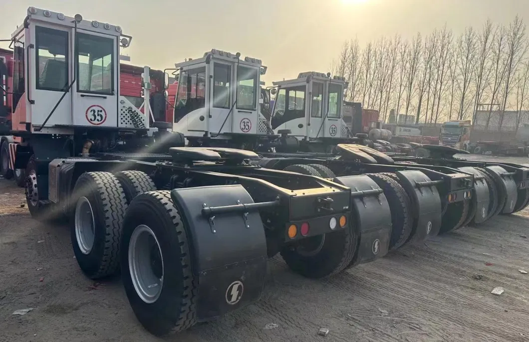 Focus 4X2 6X4 Container Operation Terminal Tractor Shag Truck/Shunt Truck with Fixed/Liftable Fifth Wheel