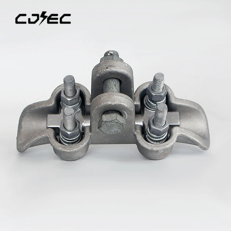 Cgu Overhead Galvanized Aluminium Alloy Strain Pole Clamp Suspension Clamp