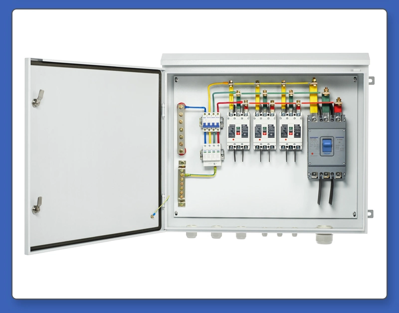 Professional Factory Industrial PV Array Plastic Combiner Box with with Solar Connector