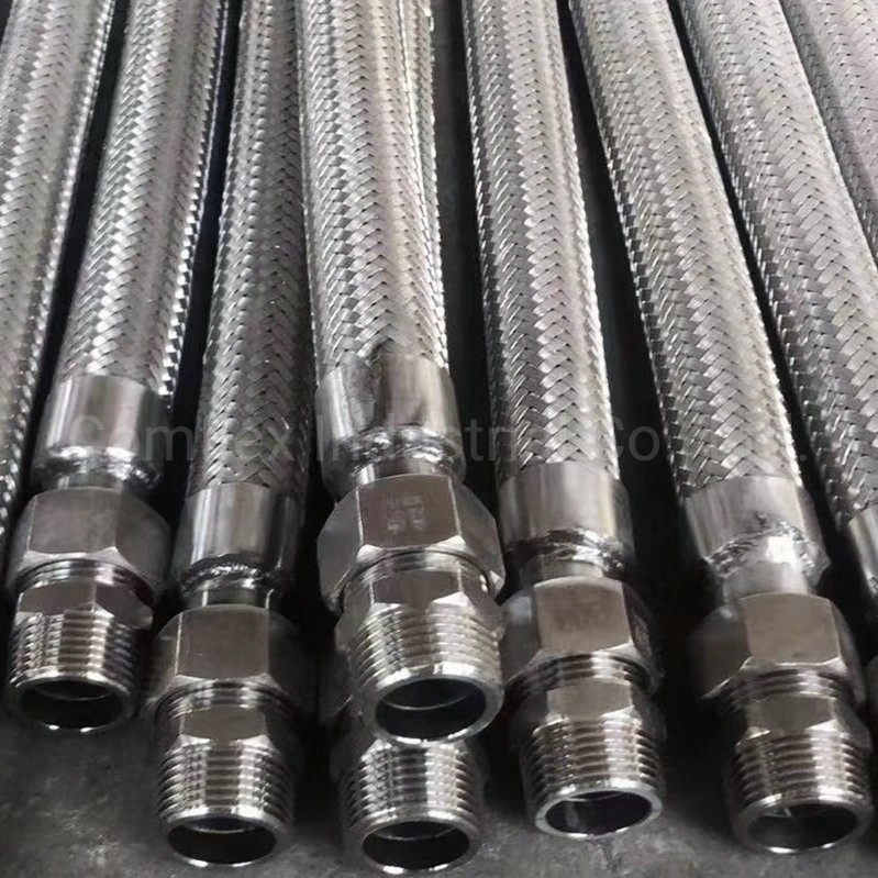 Stainless Steel Corrugated Braid Metal Hose Joint with JIS Fittings