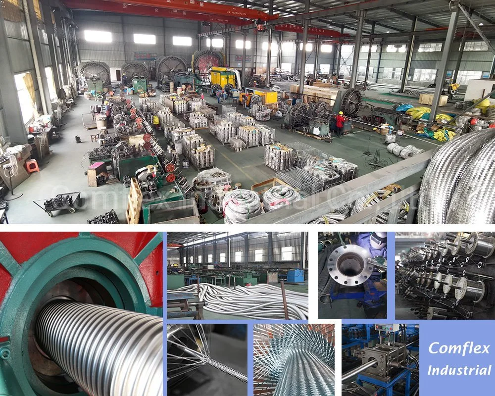 Stainless Steel Corrugated Braid Metal Hose Joint with JIS Fittings