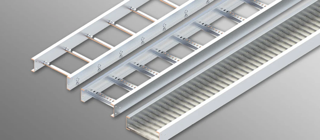 Electro-Galvanized Ladder Type Cable Tray and Accessories Ladder Elbow Ladder Tee