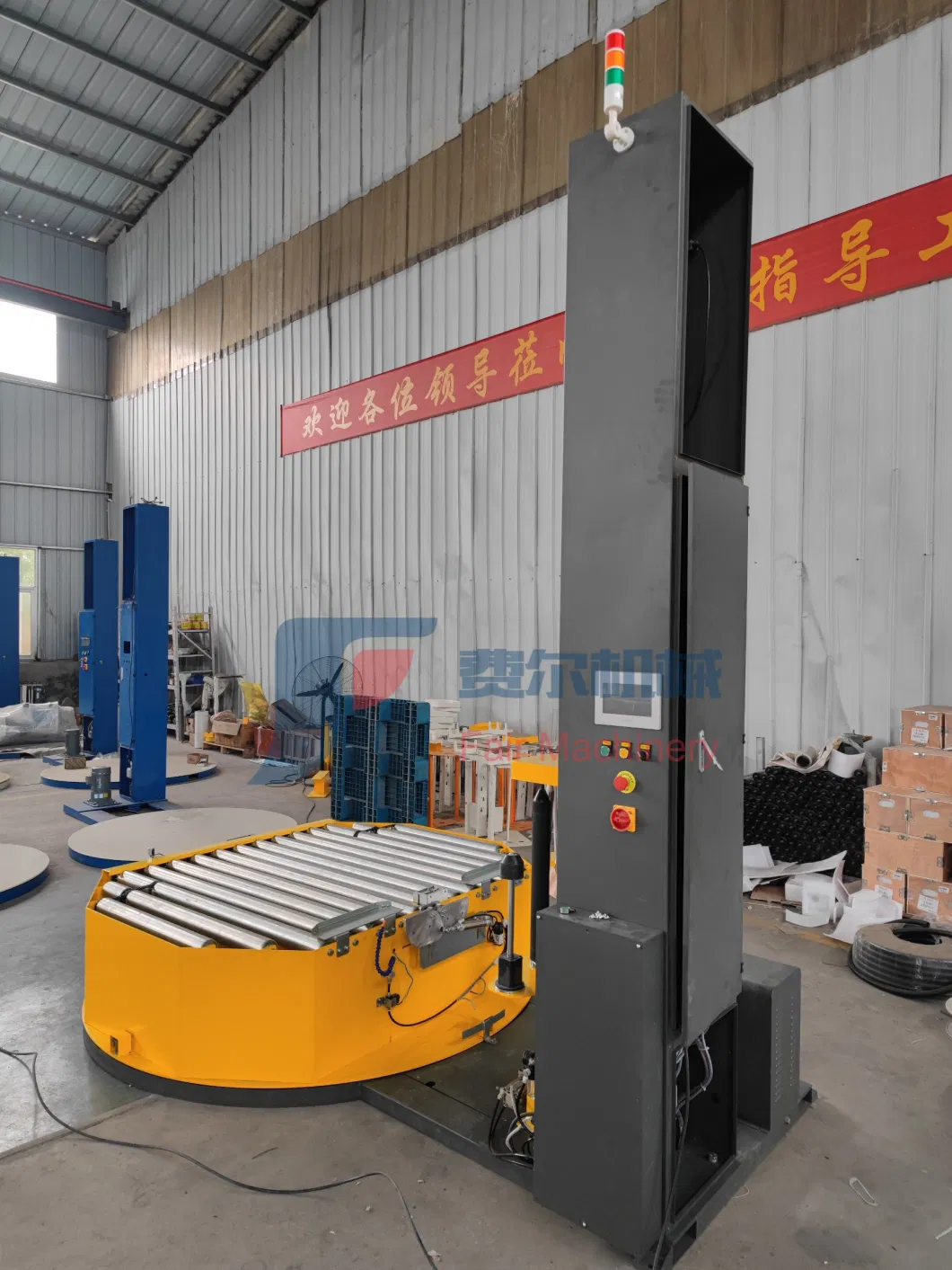 High Quality Pre-Stretch Automatic Pallet Wrapping Winder Machine