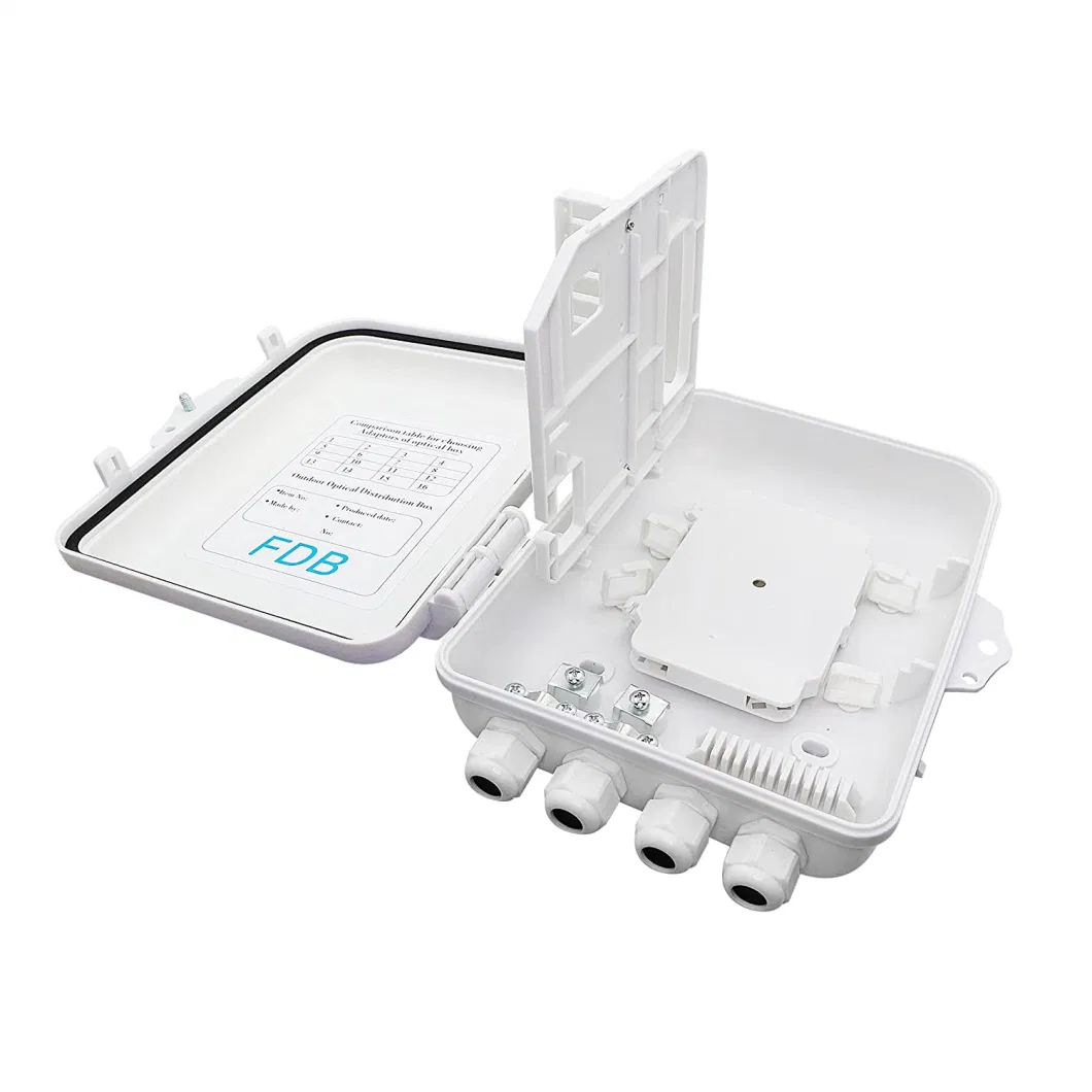 Fdb FTTH 16 Core Fiber Optical Termination Box 16c Outdoor Indoor Optic Access Terminal Splice Splitter Connection Box FTTH Distribution Box