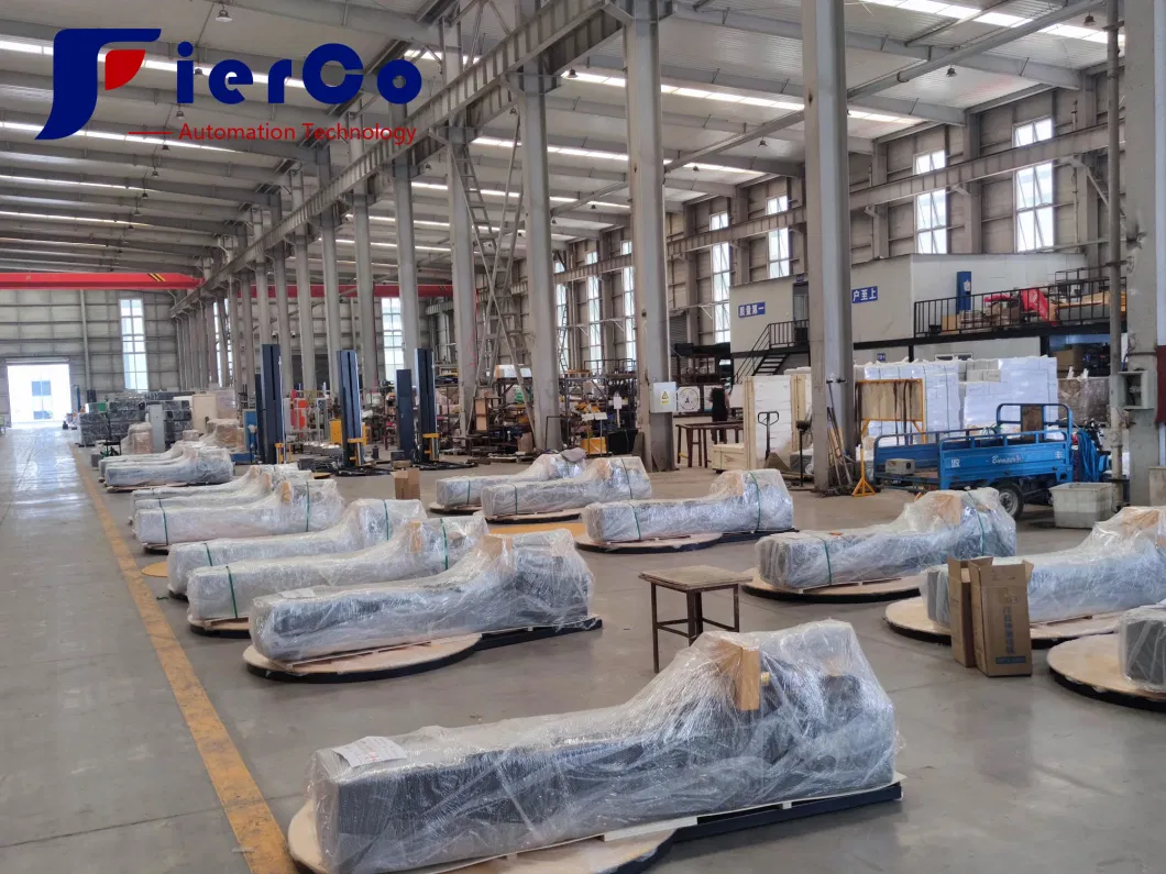 Customized Automatic Pallet Stretch Film Wrapping Wrapper Packing Machine with Scale, Ramp
