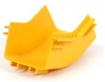 120mm, 240mm, 360mm Electric Cable Tray Yellow PVC Horizontal Tee