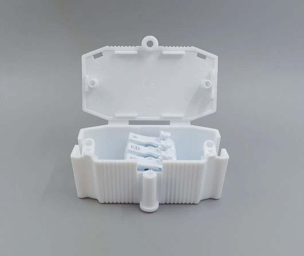 Plastic Protection Wiring Junction Box with 3 Poles Cable Connector