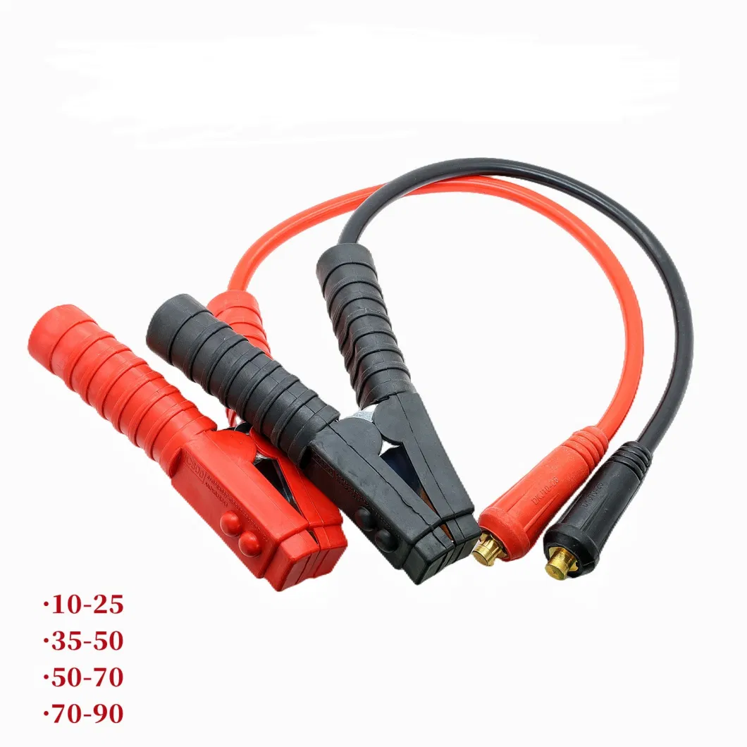 Auto Car Vehicle Welded Cable Quick Mount Connector 4AWG Copper European-Style Plug Cable Panel Welded Ground Clamp Wire