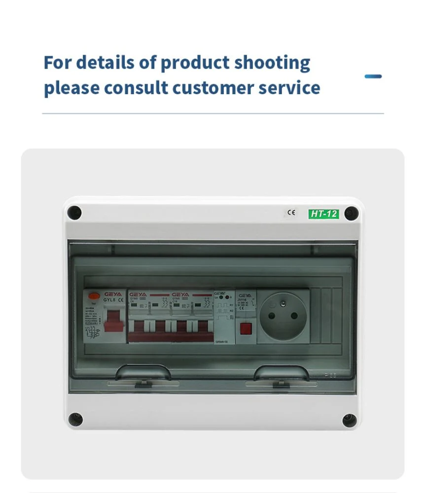 Geya Dxht 5way ABS with Terminal Flush Mounted Surface Mounted Fuse Box Electrical Distribution Boxes Junction Boxes for MCB