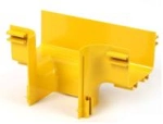 120mm, 240mm, 360mm Electric Cable Tray Yellow PVC Horizontal Tee