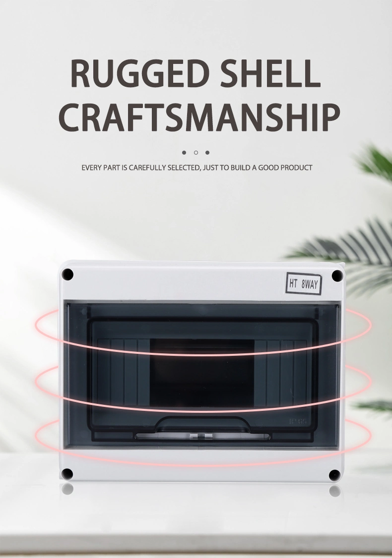 8way Ht Waterproof Cable Junction Box Connector Wire Junction Box Outdoor Plastic Enclosure Box