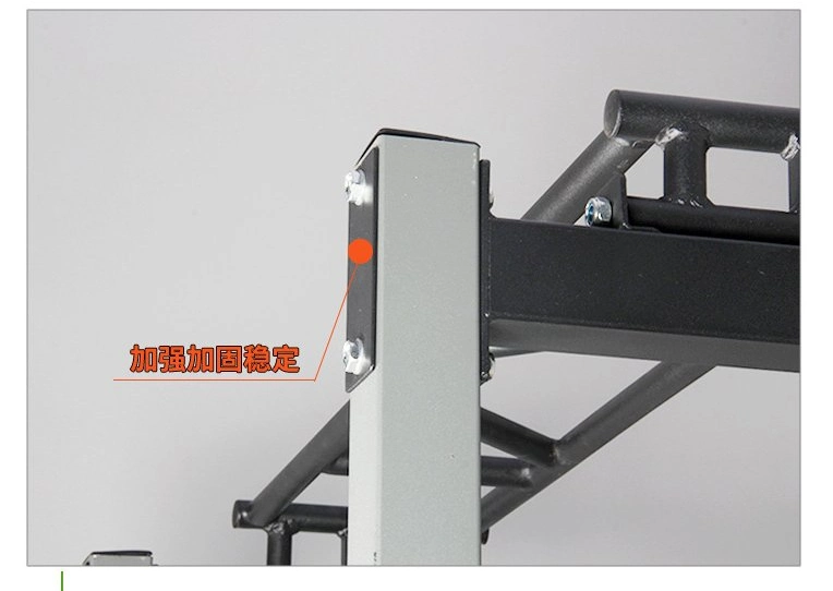 Home Body Building Cable Crossover Multifunctional Power Squat Rack with Weight Lifting Training