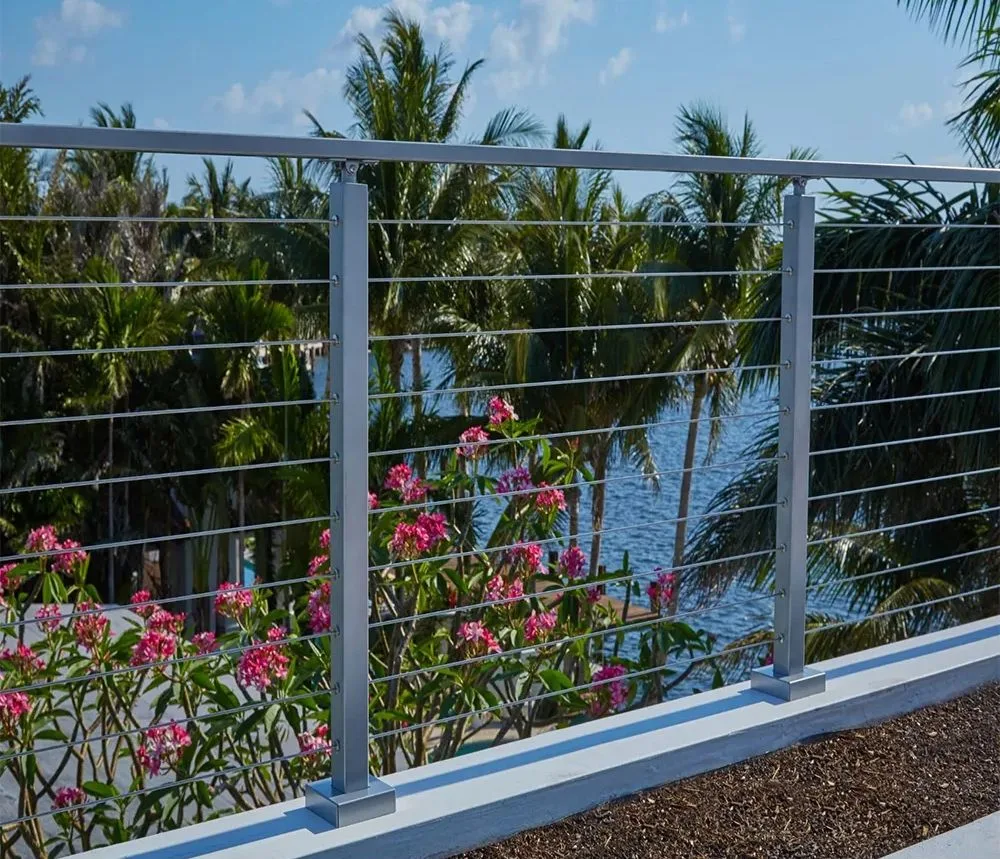 Modern Indoor/Outdoor Stainless Steel Cable Railing/Wire Balustrade for Stairs/Deck/Porch/Balcony