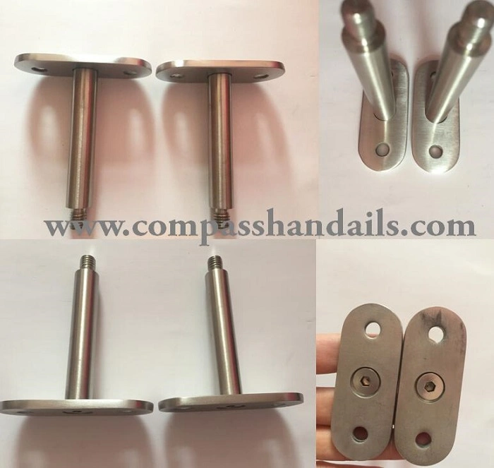 Inox/Stainless Steel Glass Hardware Balustrade Baluster Railing Handrail Fitting with Glass Clamps /Bar Holders for Staircase Stair Fencing and Door Price
