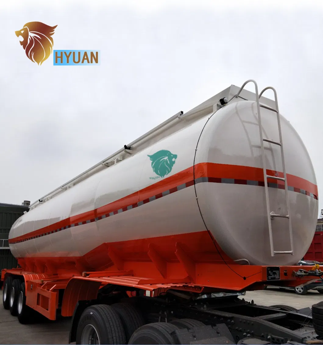 New 40 Cubic 50 Cubic Fuel Trailer Diesel Oil Tank Trailers