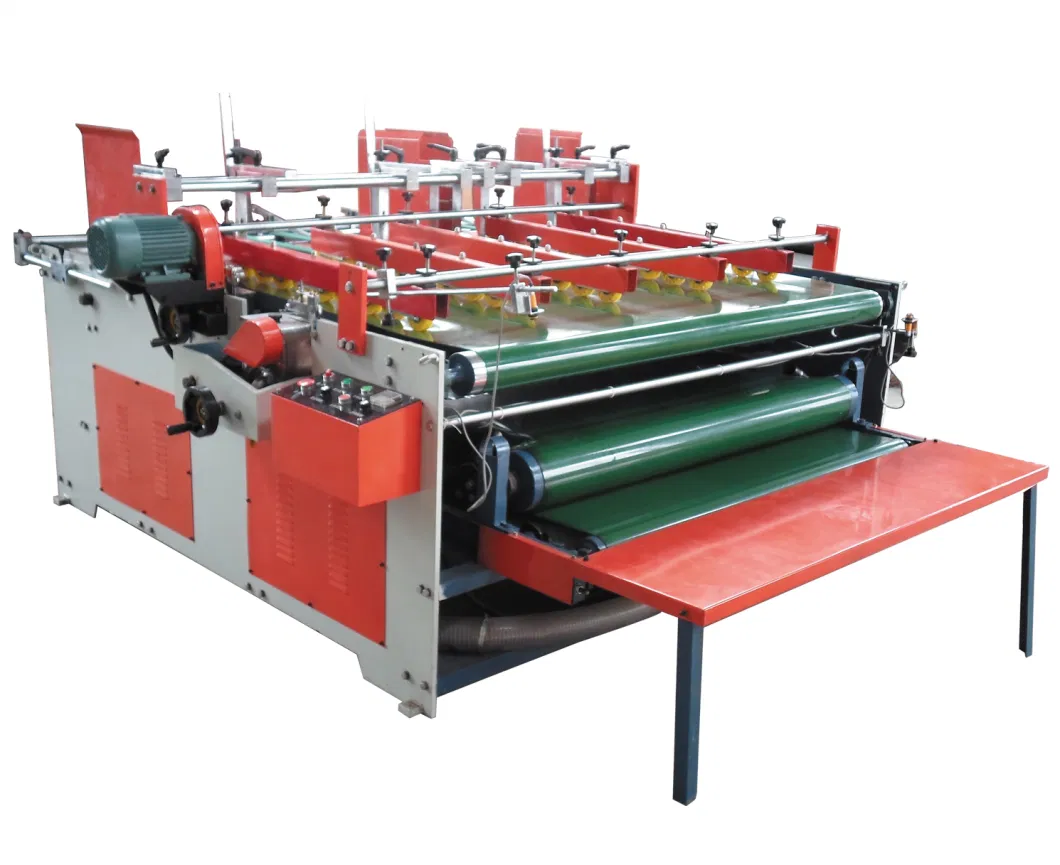 Carton Box Gluing Machine Full Automatic Corrugaged Cardboard Folder Gluer Machine