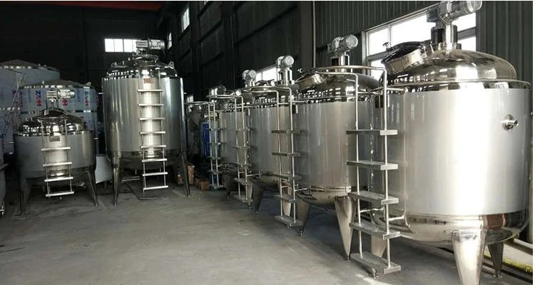 Electric Steam Heating Jacket Tank with Mixer Price