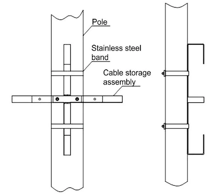 Galvanized Steel Opgw Cable Storage Assembly/ ADSS/Opgw Cable Accessories