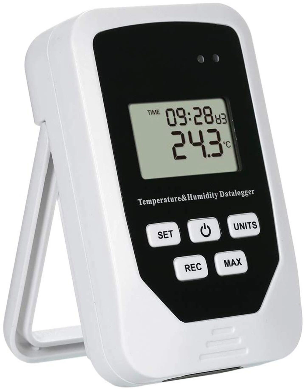 Monitor Sensor LCD Temperature Thermometer Humidity Meter with USB Cable Digital Indoor Outdoor in/out Tabletop and Wall Hanging Design Bl12913